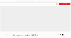 Desktop Screenshot of capitolhillhotel-dc.com