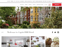 Tablet Screenshot of capitolhillhotel-dc.com
